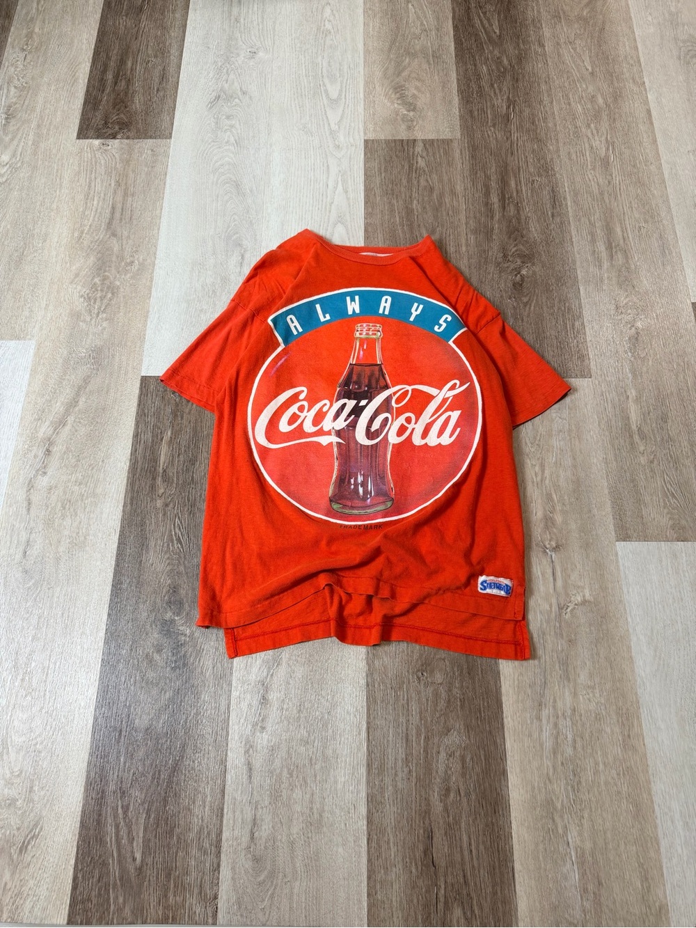 Vintage 90s Coca Cola Red Short Sleeve Graphic Tee